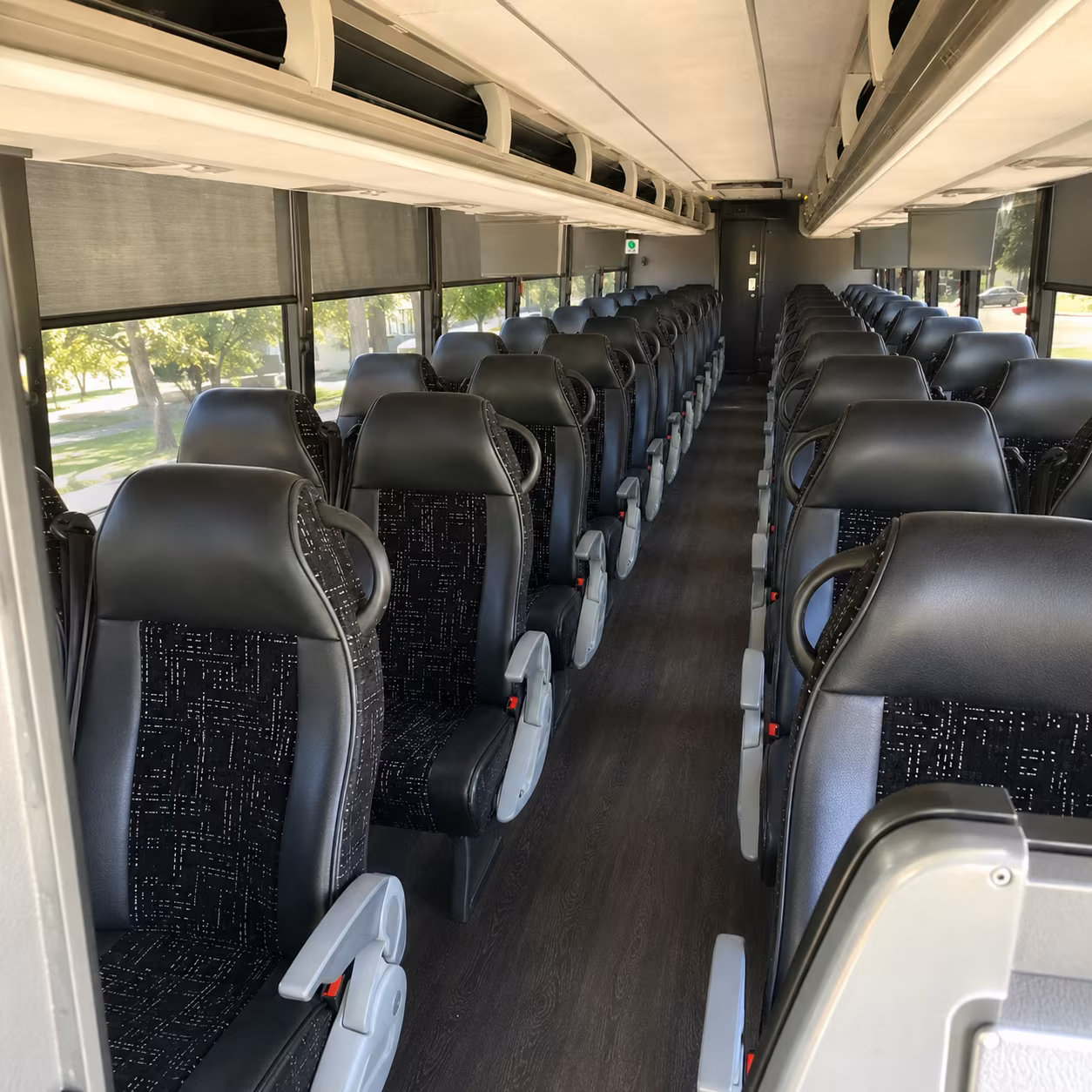 40-56 Passenger Charter Bus Interior