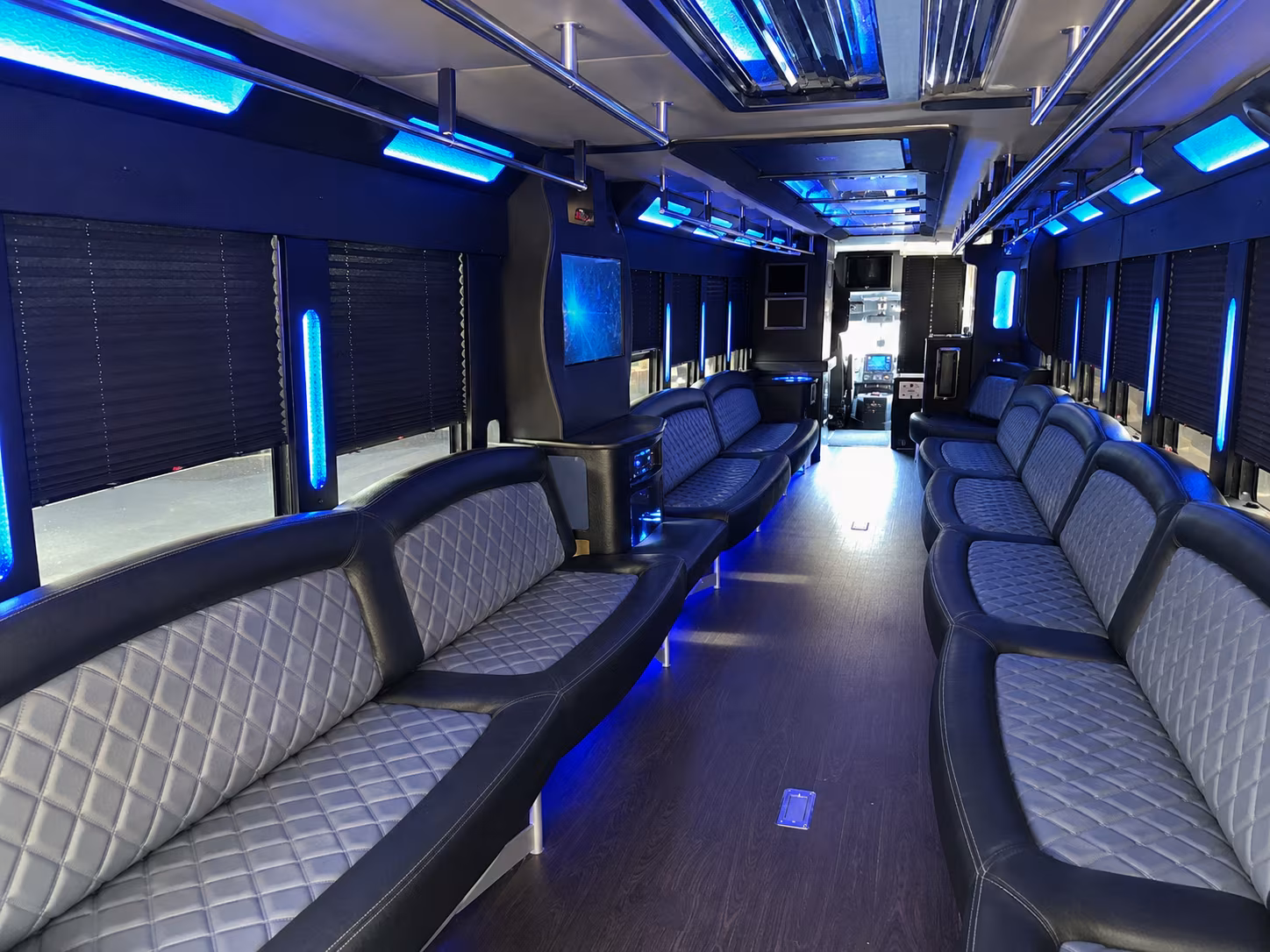 Palm Bay Bachelor & Bachelorette Transportation party bus exterior