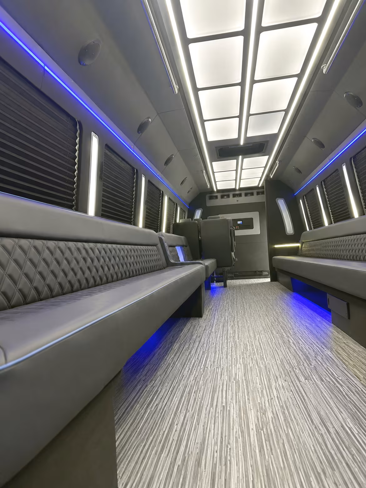 Palm Bay Bachelor & Bachelorette Transportation party bus interior