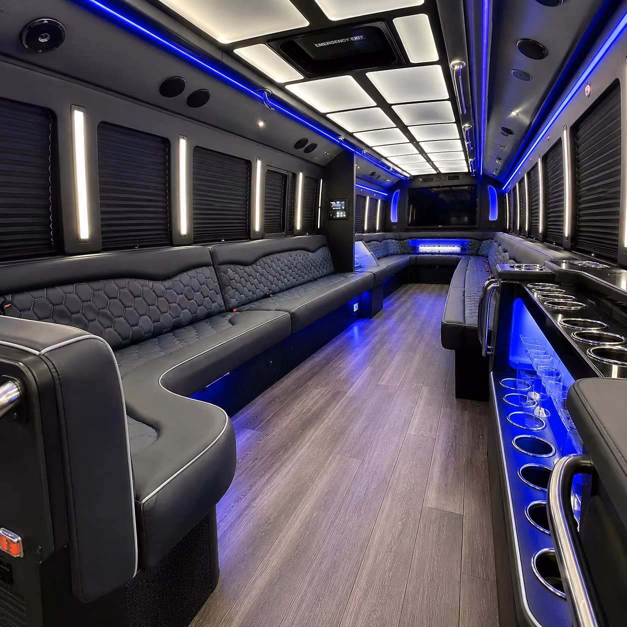 Palm Bay Birthday, Sweet 16, & Quinceañera Transportation onboard seating