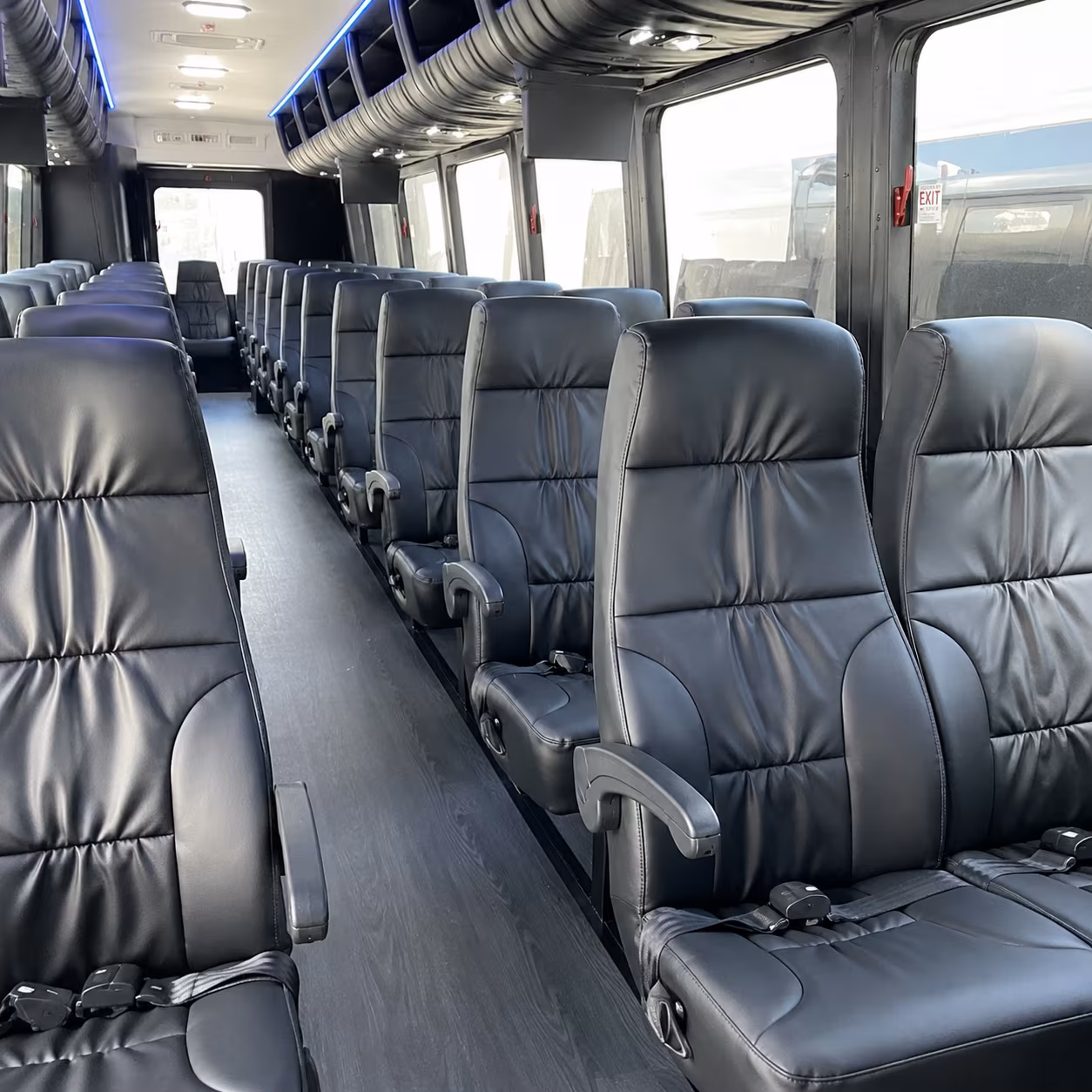 Palm Bay Corporate Transportation party bus exterior