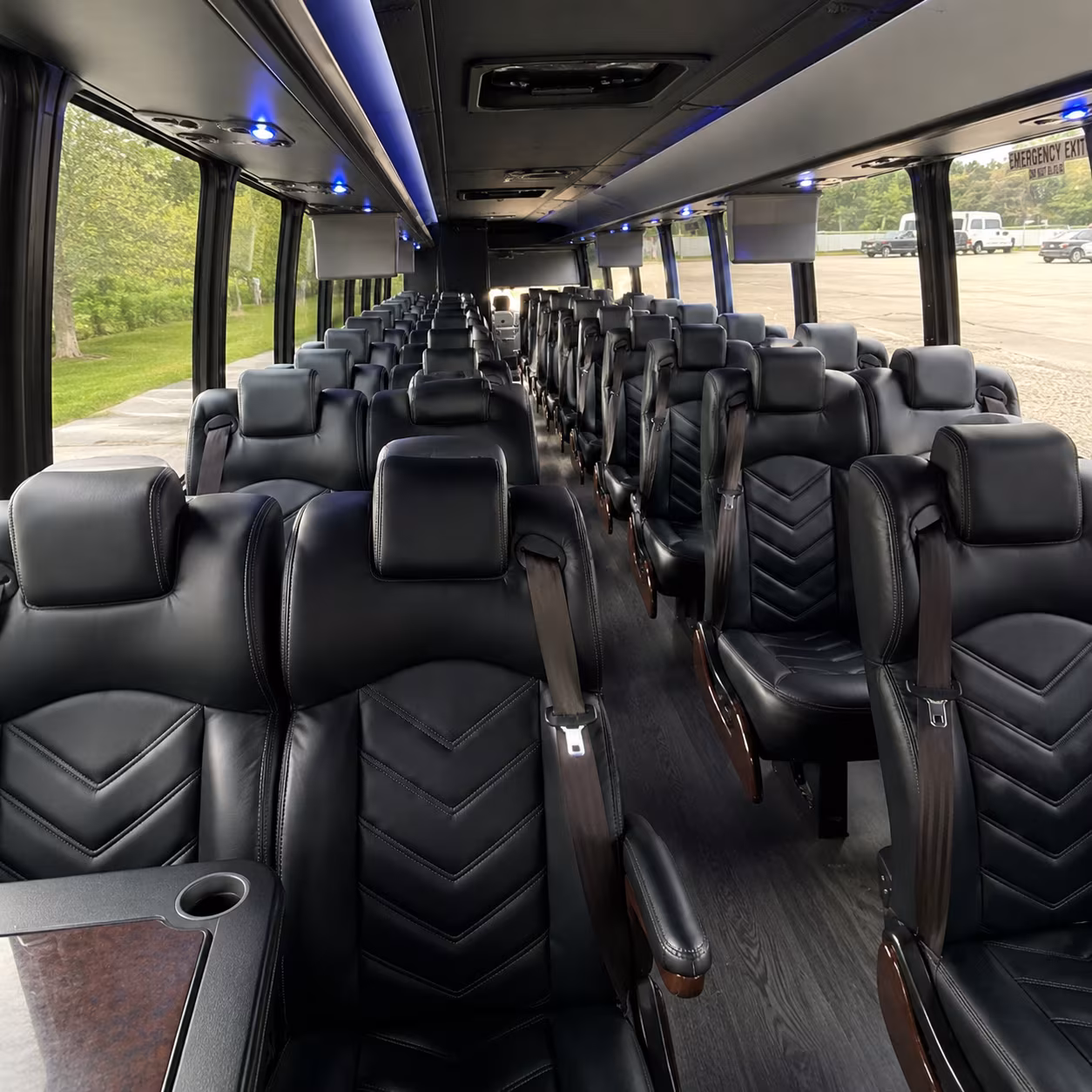 Palm Bay Corporate Transportation party bus exterior
