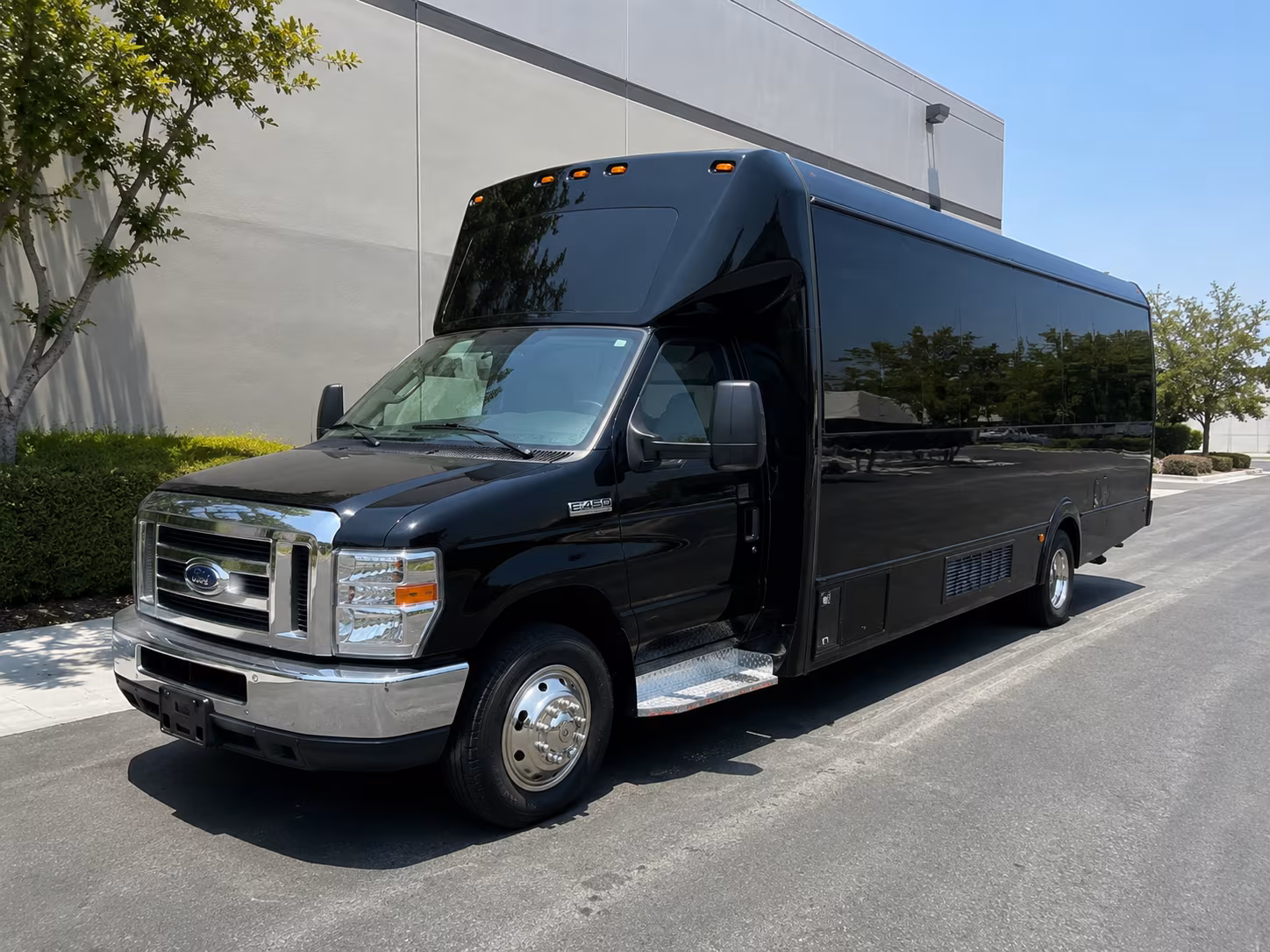 Palm Bay Prom & Homecoming Transportation party bus exterior