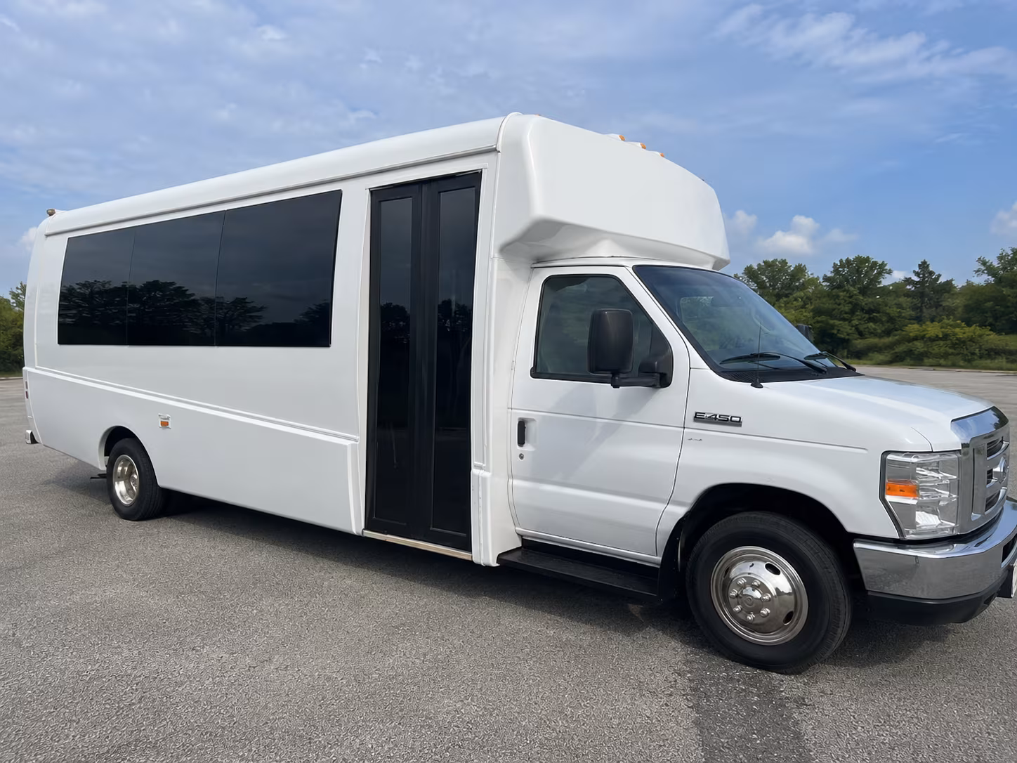 Palm Bay Prom & Homecoming Transportation party bus exterior
