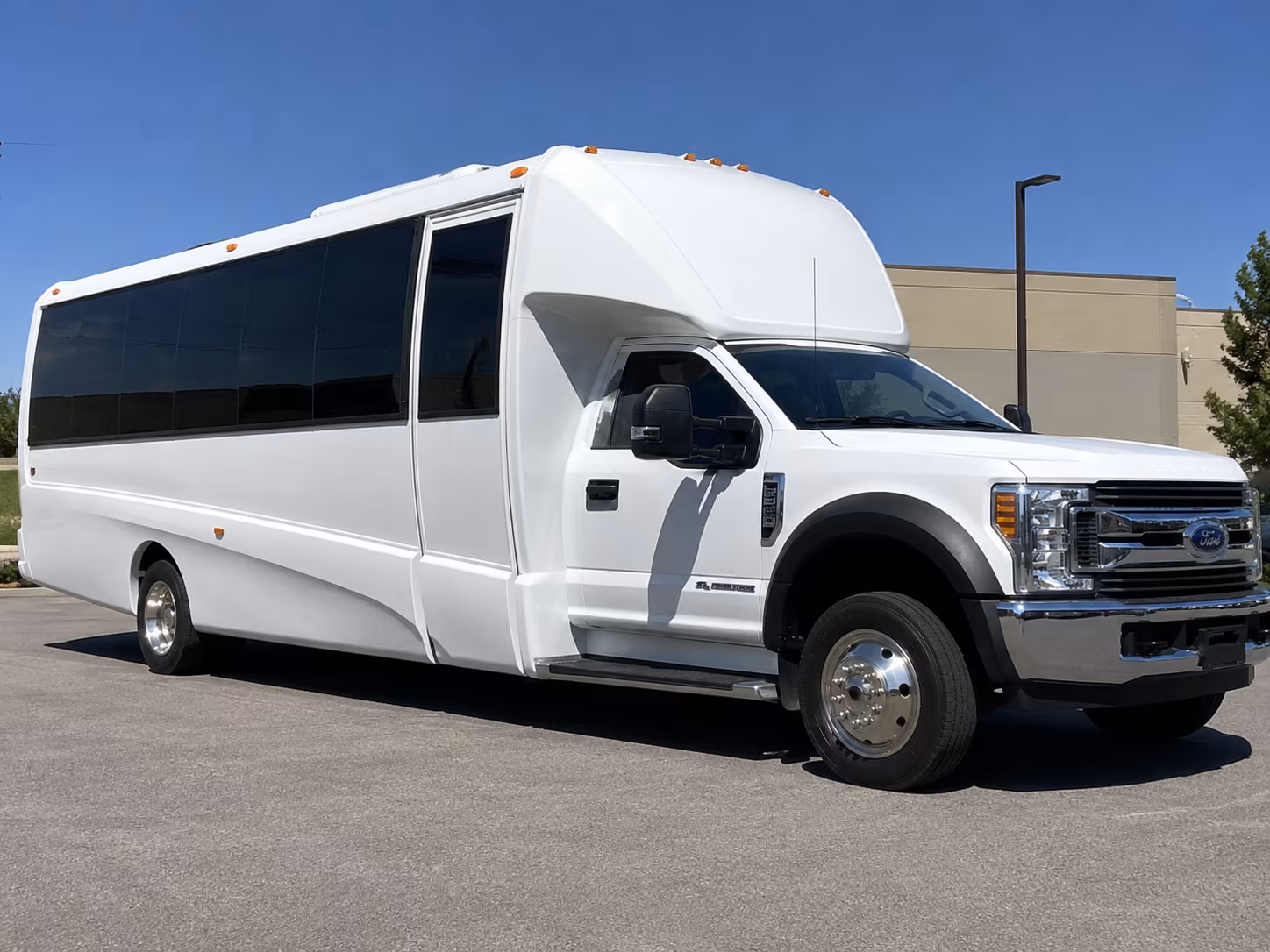 Palm Bay School Event Transportation party bus exterior