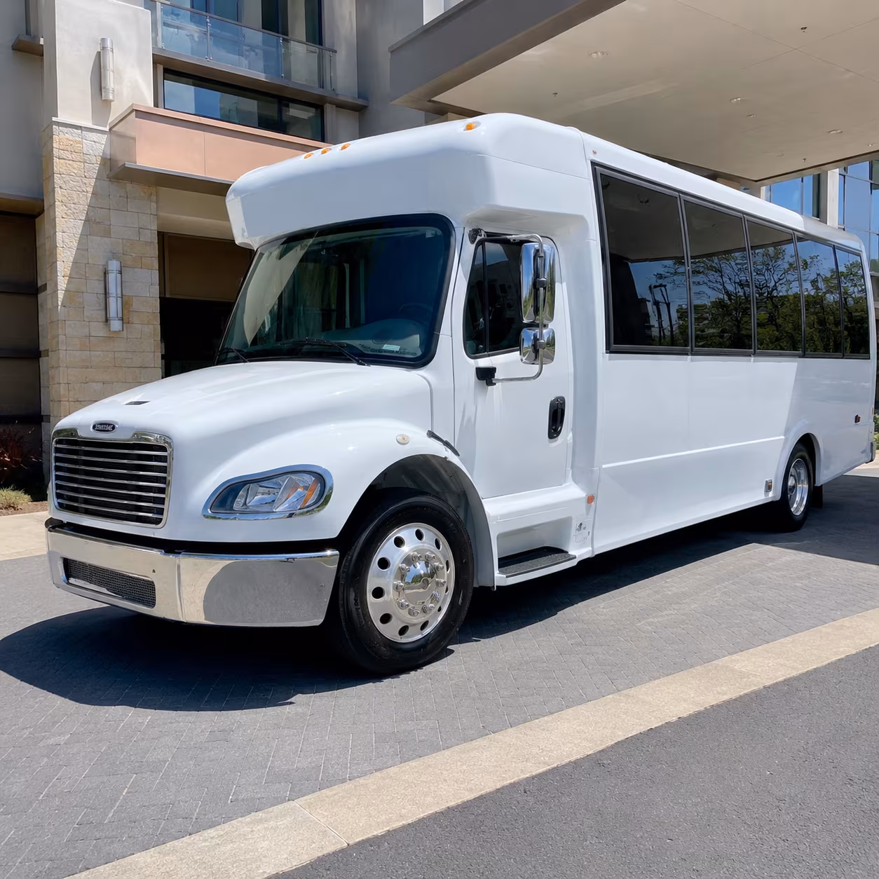 Palm Bay School Event Transportation party bus exterior
