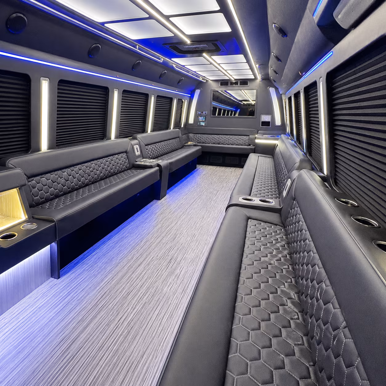 Palm Bay Winery Tour & Pub Crawl Transportation onboard seating