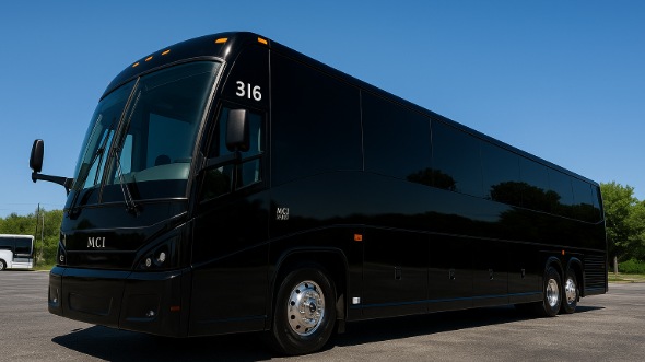 Exterior of Palm Bay Party Bus Company's 50 Passenger Party Bus in Palm Bay