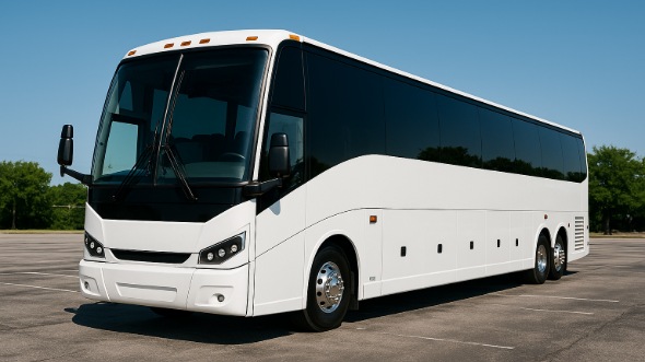 Exterior of Charter Bus Company Sanford's 50 Passenger Party Bus in Sanford